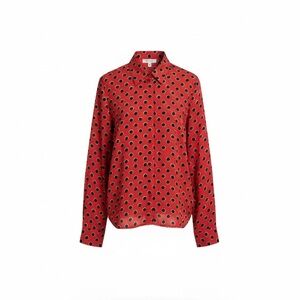 Red Polka Dot Blouse